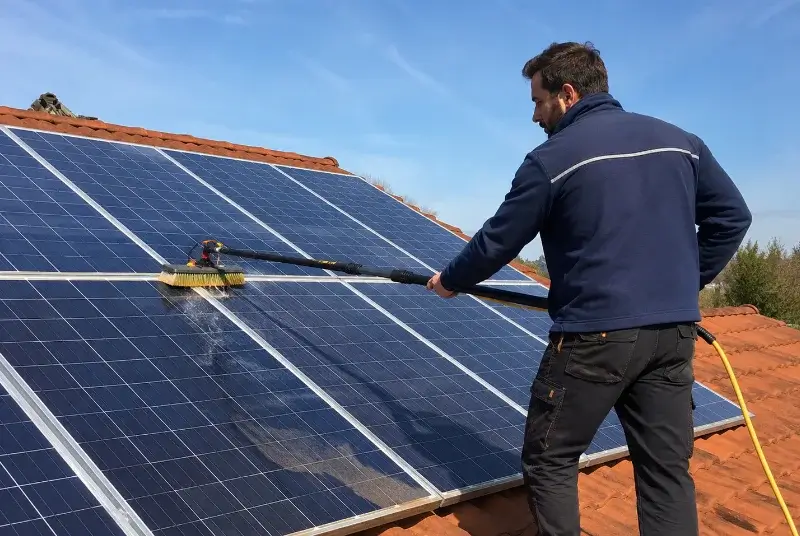 Nettoyage et entretien de panneaux solaires à Cournonsec