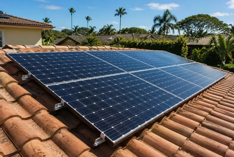 Installation de panneaux solaires à Cournonsec